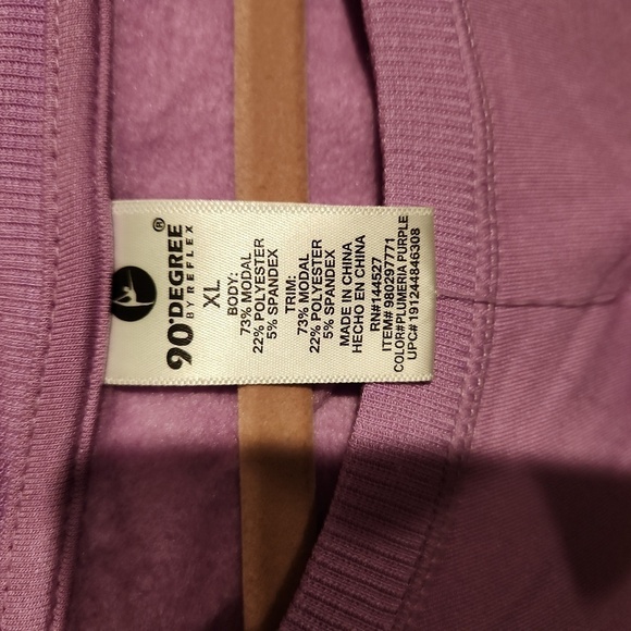 90 Degree by Reflex Women's Extra Large Crewneck Sweatshirt - Picture 5 of 6